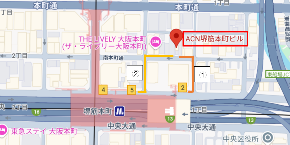 日本事務所地图